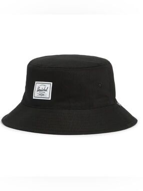 Herschel Supply Company “Henderson” Black Canvas Bucket Hat.